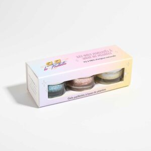 Coffret 3 Gels Pailletés - Le Cosmique - si si la paillettes à Rennes Samcha