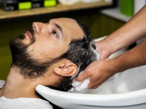 shampoing sensoriel et massant coupe coiffage